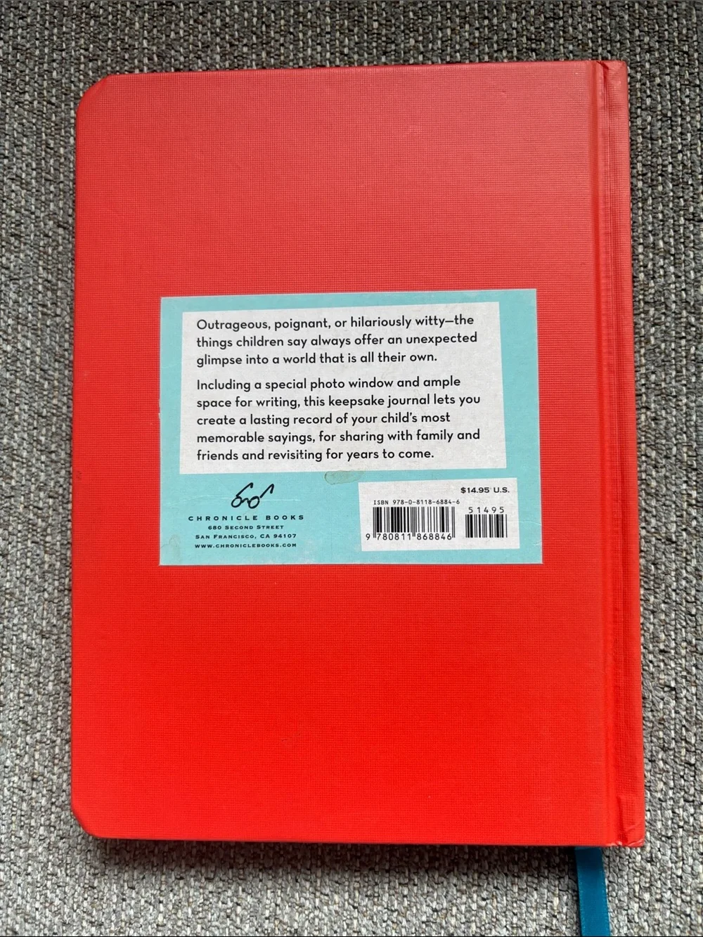 My Quotable Kid Red Parents' Journal